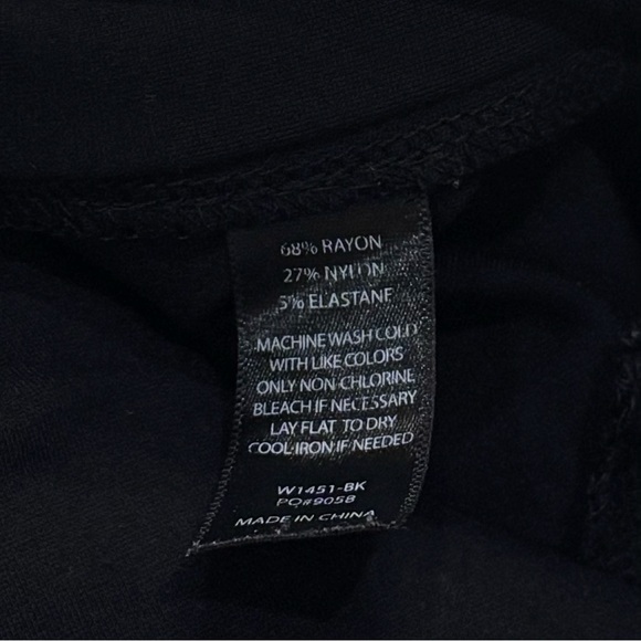 Betabrand Pull on Stretch Work Yoga Pants Straight Leg Black Size LP - Picture 6 of 10